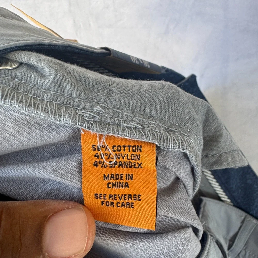 Tailor Vintage New Canaan Slim Fit Pants Mens 36x30 Gray Cotton Stretch Casual